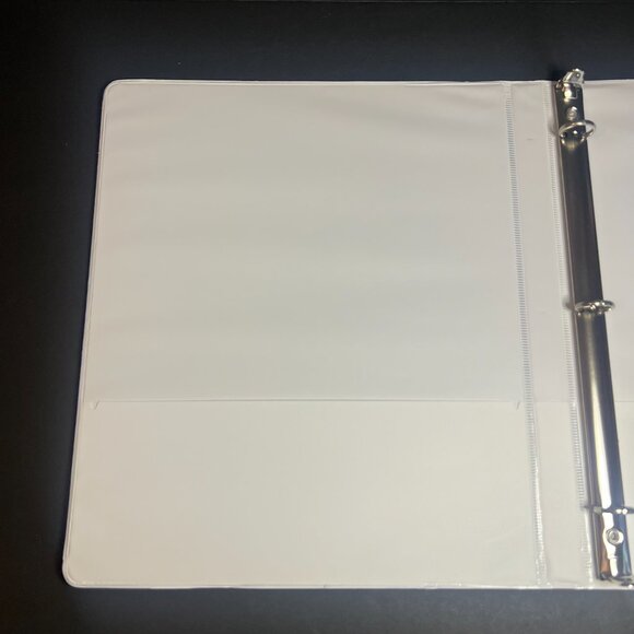 Lot of 5 Staples Simply #23717 White 1/2" 3-Ring View Binder 100 Sheet Capacity - Picture 5 of 7